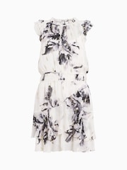 AllSaints White Caylan Dress - Image 9 of 9