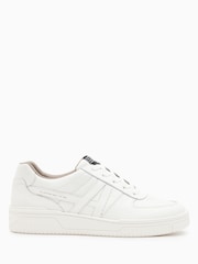 AllSaints White VIX Trainers - Image 1 of 5