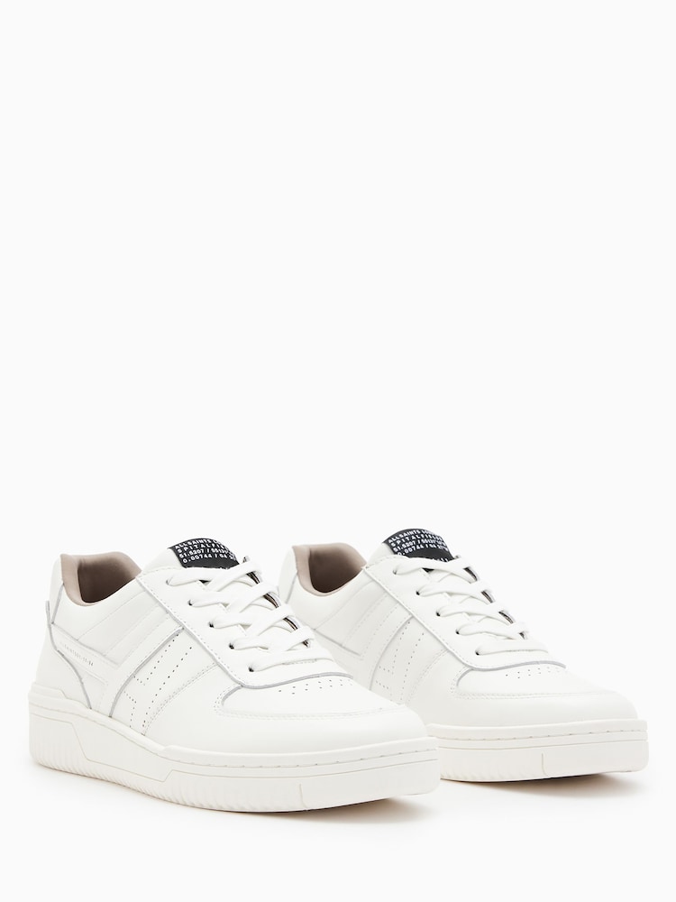 AllSaints White VIX Trainers - Image 2 of 5