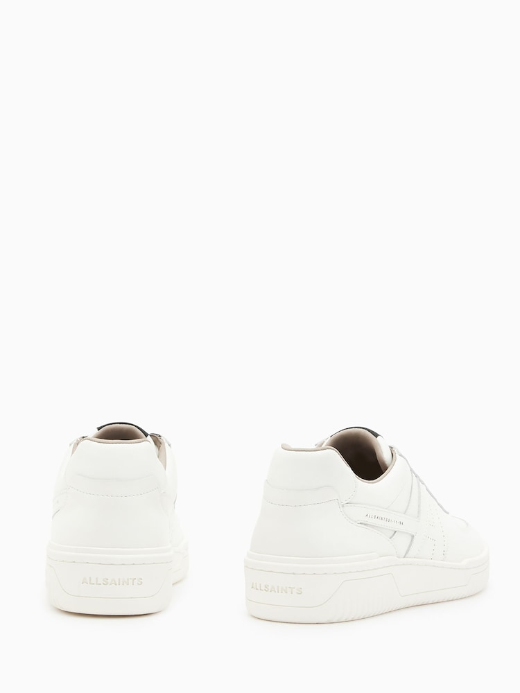 AllSaints White VIX Trainers - Image 3 of 5