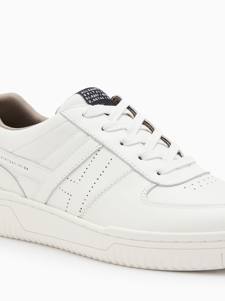 AllSaints White VIX Trainers - Image 4 of 5