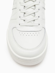 AllSaints White VIX Trainers - Image 5 of 5