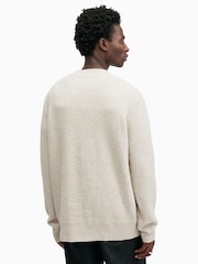 AllSaints White Carson Crew Jumper - Image 6 of 7