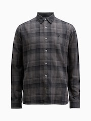 AllSaints Grey Sonik Longsleeve Shirt - Image 6 of 6