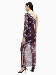 AllSaints Red Eris Dress - Image 6 of 7
