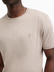 AllSaints Brown Brace Short Sleeve Crew T-Shirt - Image 2 of 5