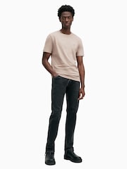 AllSaints Brown Brace Short Sleeve Crew T-Shirt - Image 4 of 5