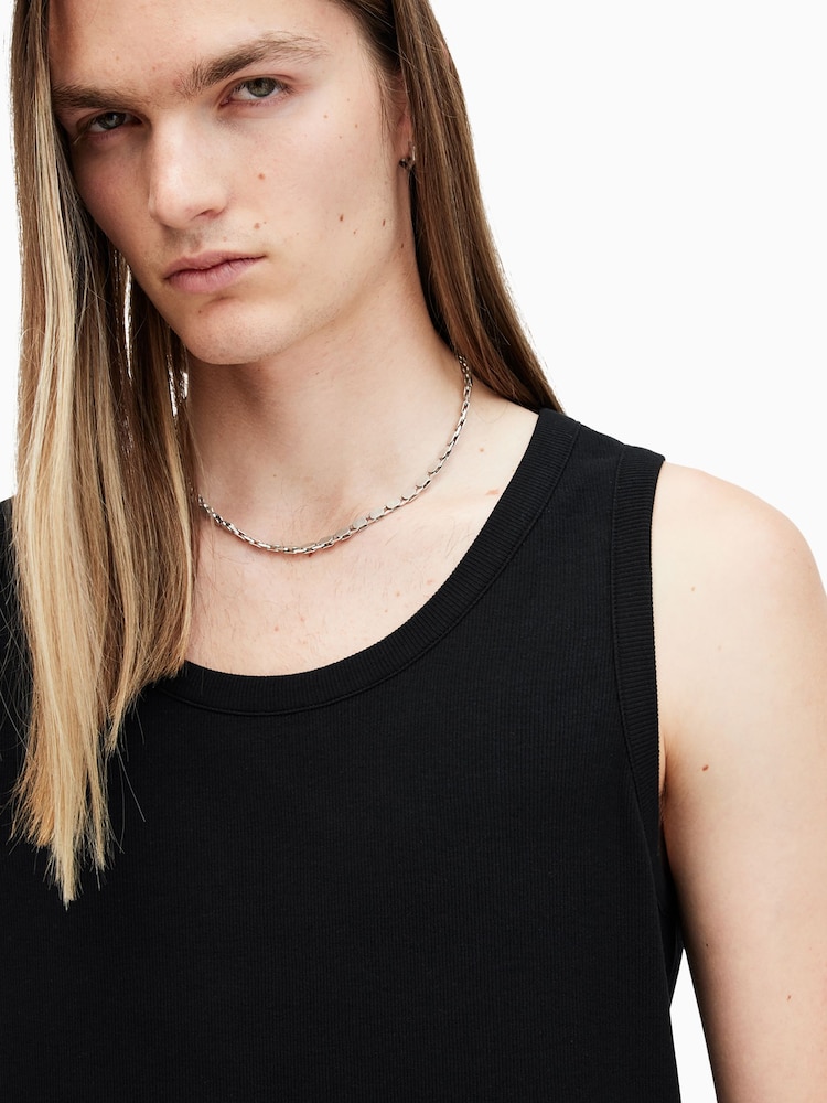 AllSaints Black Edwards Vest - Image 2 of 7