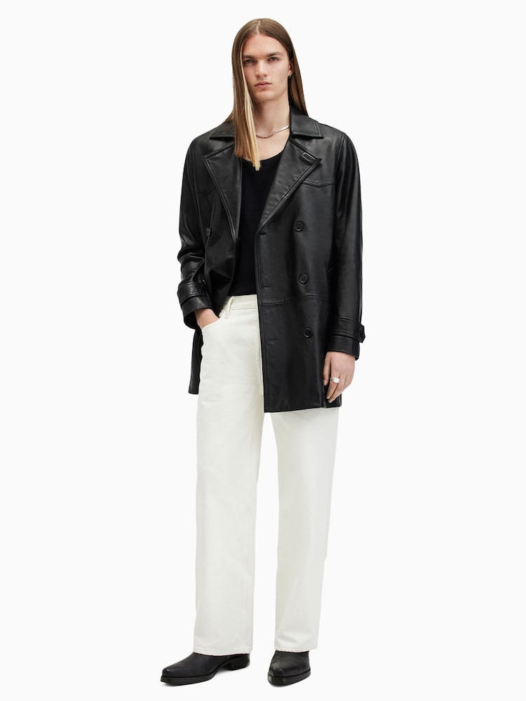 AllSaints Black Edwards Vest - Image 3 of 7