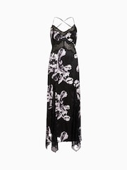 AllSaints Black Jasmine Dress - Image 8 of 8
