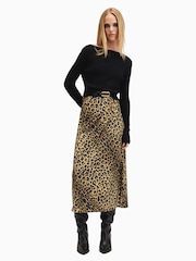 AllSaints Black Hera Leppo Dress - Image 1 of 7