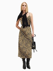 AllSaints Black Hera Leppo Dress - Image 3 of 7