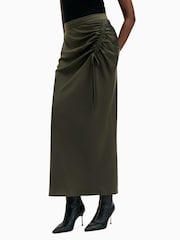 AllSaints Green Alexia Skirt - Image 2 of 8