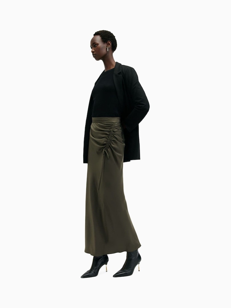 AllSaints Green Alexia Skirt - Image 4 of 8