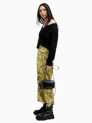 AllSaints Green Carla Skirt - Image 4 of 8