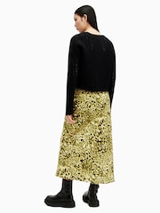 AllSaints Green Carla Skirt - Image 7 of 8