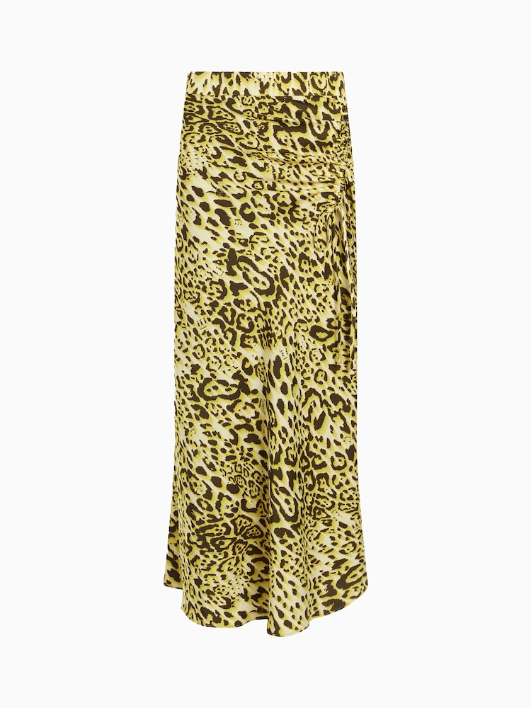 AllSaints Green Carla Skirt - Image 8 of 8