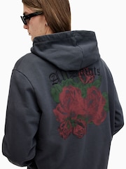 AllSaints Black Melrose Hoodie - Image 2 of 6