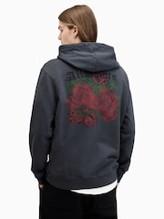 AllSaints Black Melrose Hoodie - Image 5 of 6
