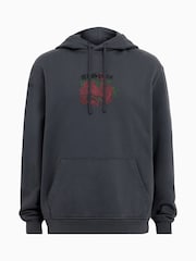 AllSaints Black Melrose Hoodie - Image 6 of 6