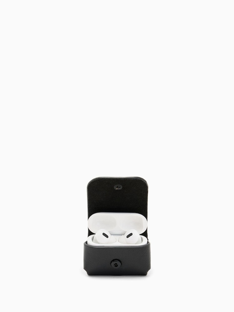 AllSaints Black Airpod Case - Image 2 of 5 AllSaints Black Airpod Case - Image 2 of 5