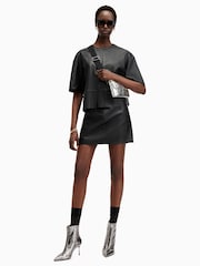 AllSaints Black Renai Skirt - Image 1 of 6