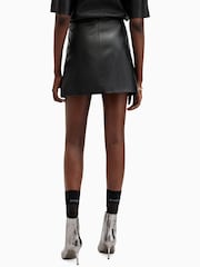 AllSaints Black Renai Skirt - Image 4 of 6