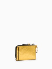 AllSaints Gold Remy Wallet - Image 2 of 5