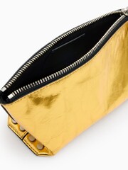 AllSaints Gold Anais Pouch - Image 2 of 5