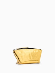 AllSaints Gold Anais Pouch - Image 3 of 5