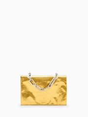 AllSaints Gold Yua Clutch - Image 1 of 6
