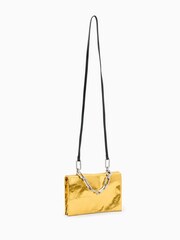 AllSaints Gold Yua Clutch - Image 3 of 6