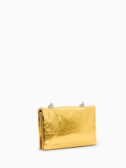 AllSaints Gold Yua Clutch - Image 6 of 6
