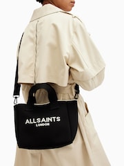 AllSaints Black Izzy Mini Tote Bag - Image 2 of 8