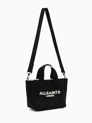 AllSaints Black Izzy Mini Tote Bag - Image 5 of 8