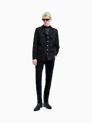 AllSaints Black Eldon Jacket - Image 4 of 7