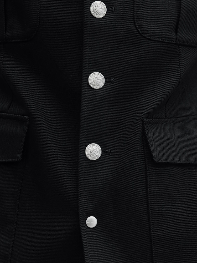 AllSaints Black Eldon Jacket - Image 7 of 7