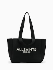 AllSaints Black Izzy Medium Tote - Image 1 of 6
