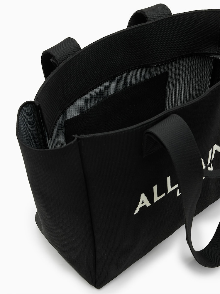 AllSaints Black Izzy Medium Tote - Image 2 of 6