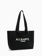 AllSaints Black Izzy Medium Tote - Image 3 of 6
