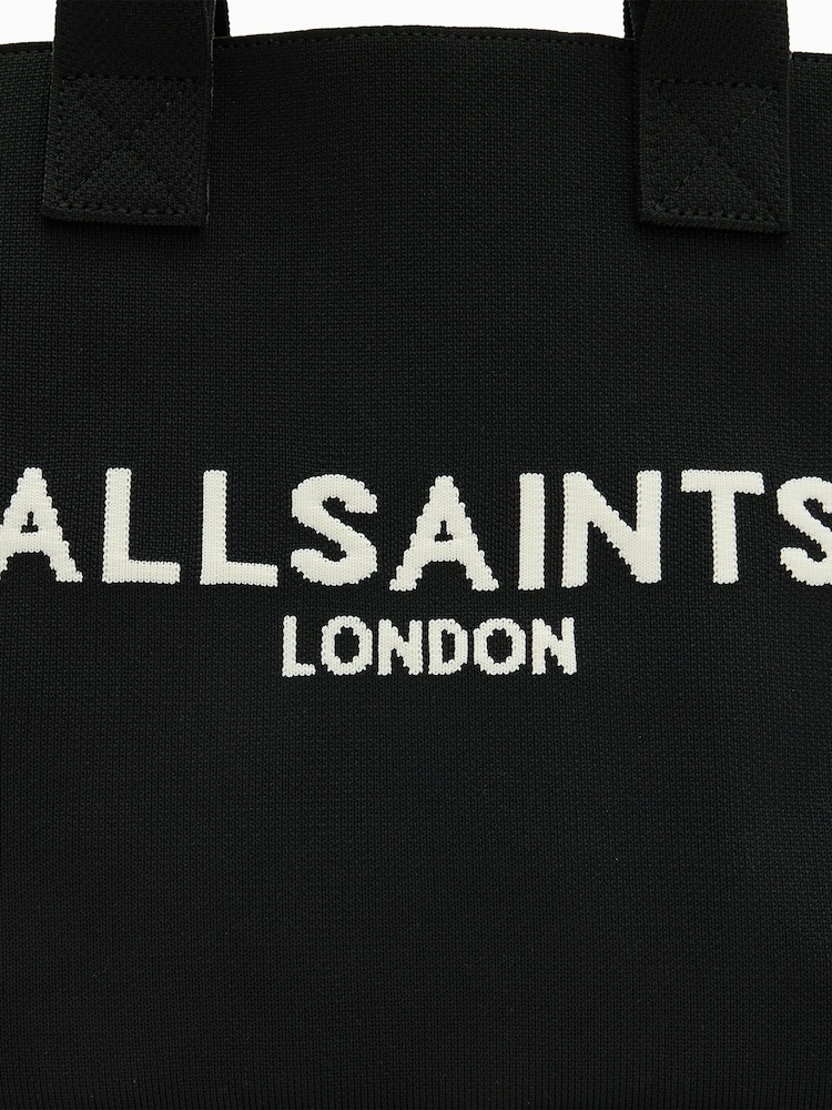 AllSaints Black Izzy Medium Tote - Image 4 of 6
