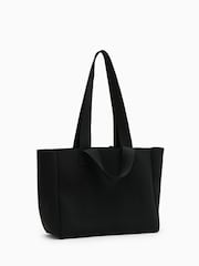 AllSaints Black Izzy Medium Tote - Image 5 of 6