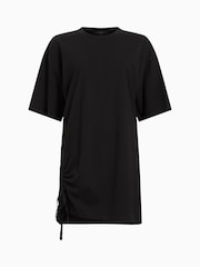 AllSaints Black Naenia Dress - Image 9 of 9