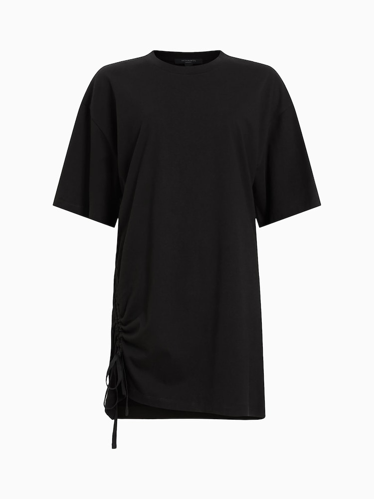 AllSaints Black Naenia Dress - Image 9 of 9
