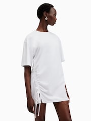 AllSaints White Naenia Dress - Image 6 of 10