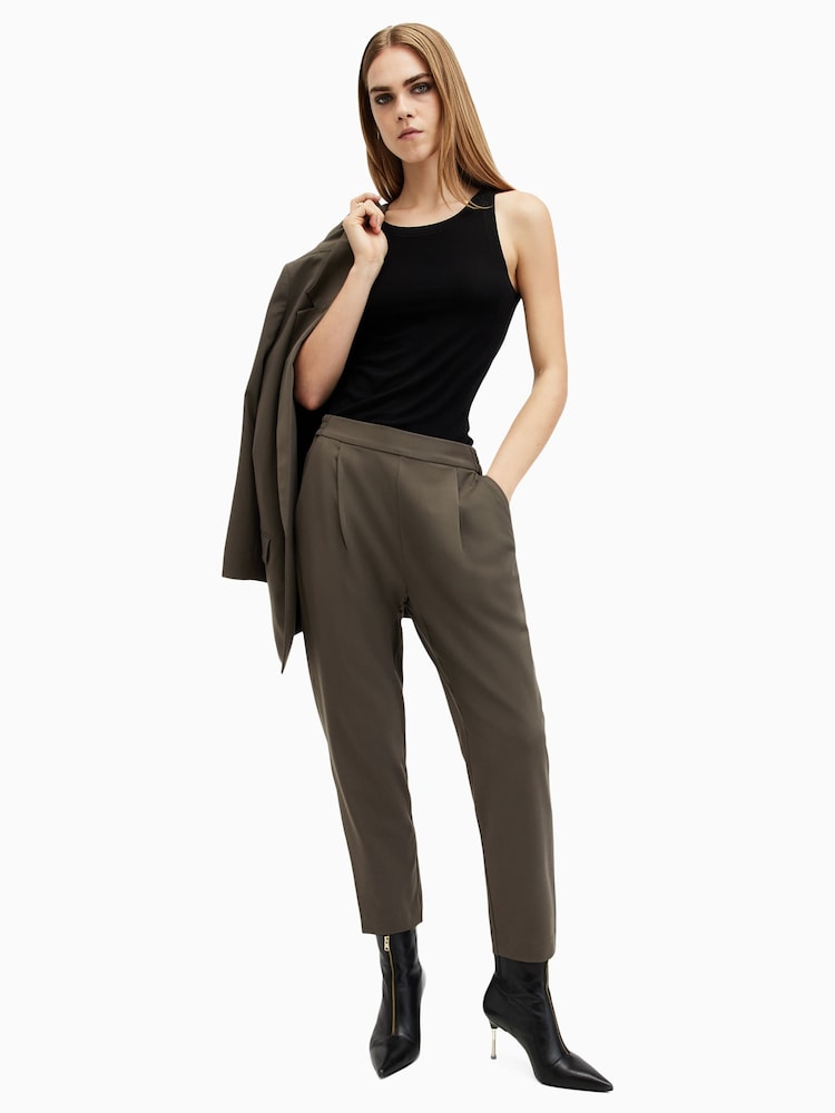 AllSaints Green Tri Trousers - Image 1 of 8