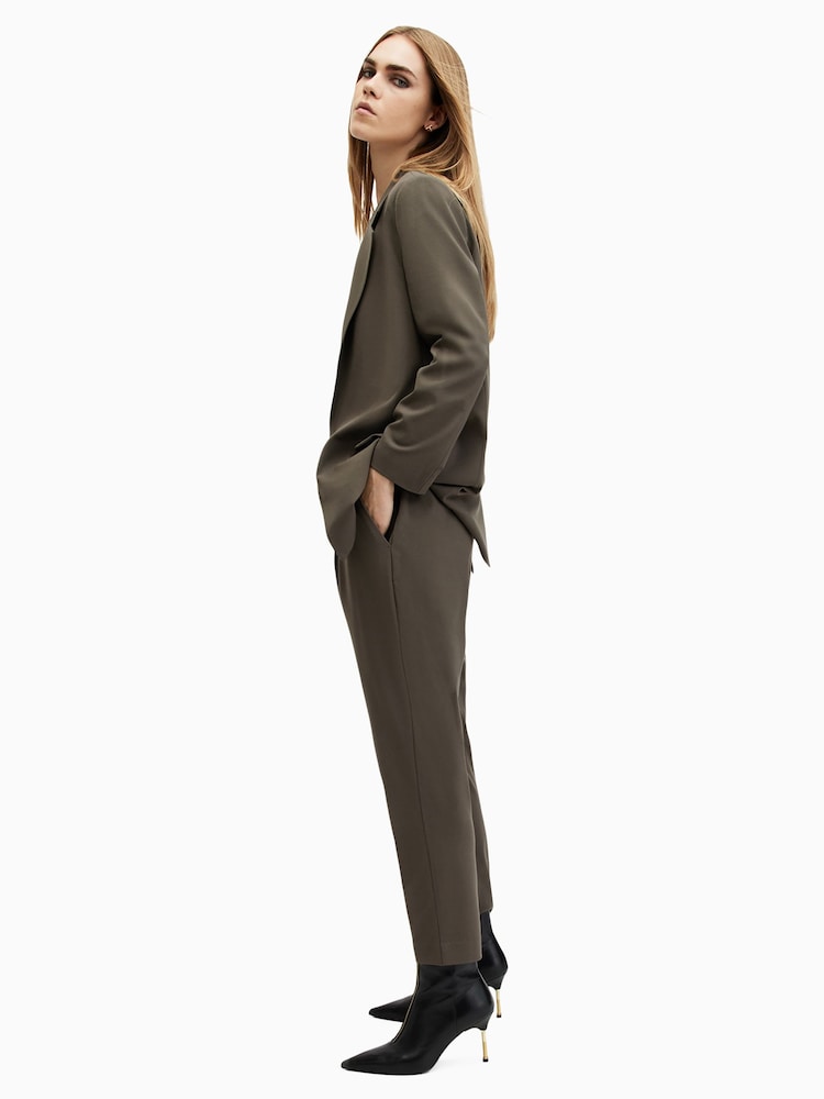 AllSaints Green Tri Trousers - Image 3 of 8