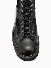 AllSaints Black Hank Cmbt Boots - Image 4 of 5