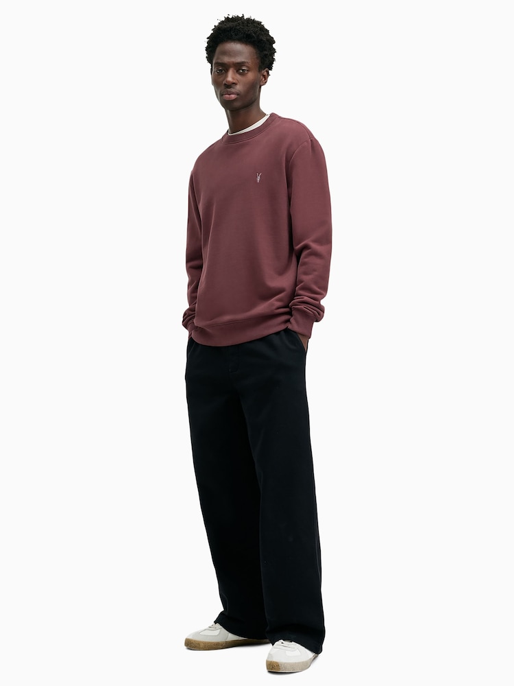 AllSaints Red Raven Crew Jumpers - Image 3 of 6