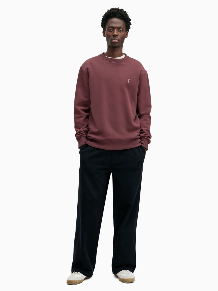 AllSaints Red Raven Crew Jumpers - Image 4 of 6